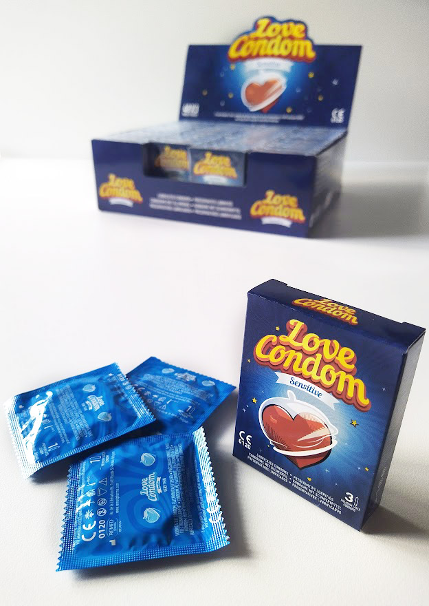 Boite de 144 préservatif Love condom pas cher