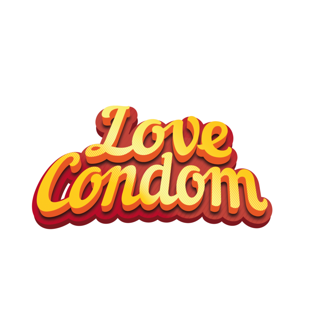 Logo love condom, préservatif en ligne pas cher