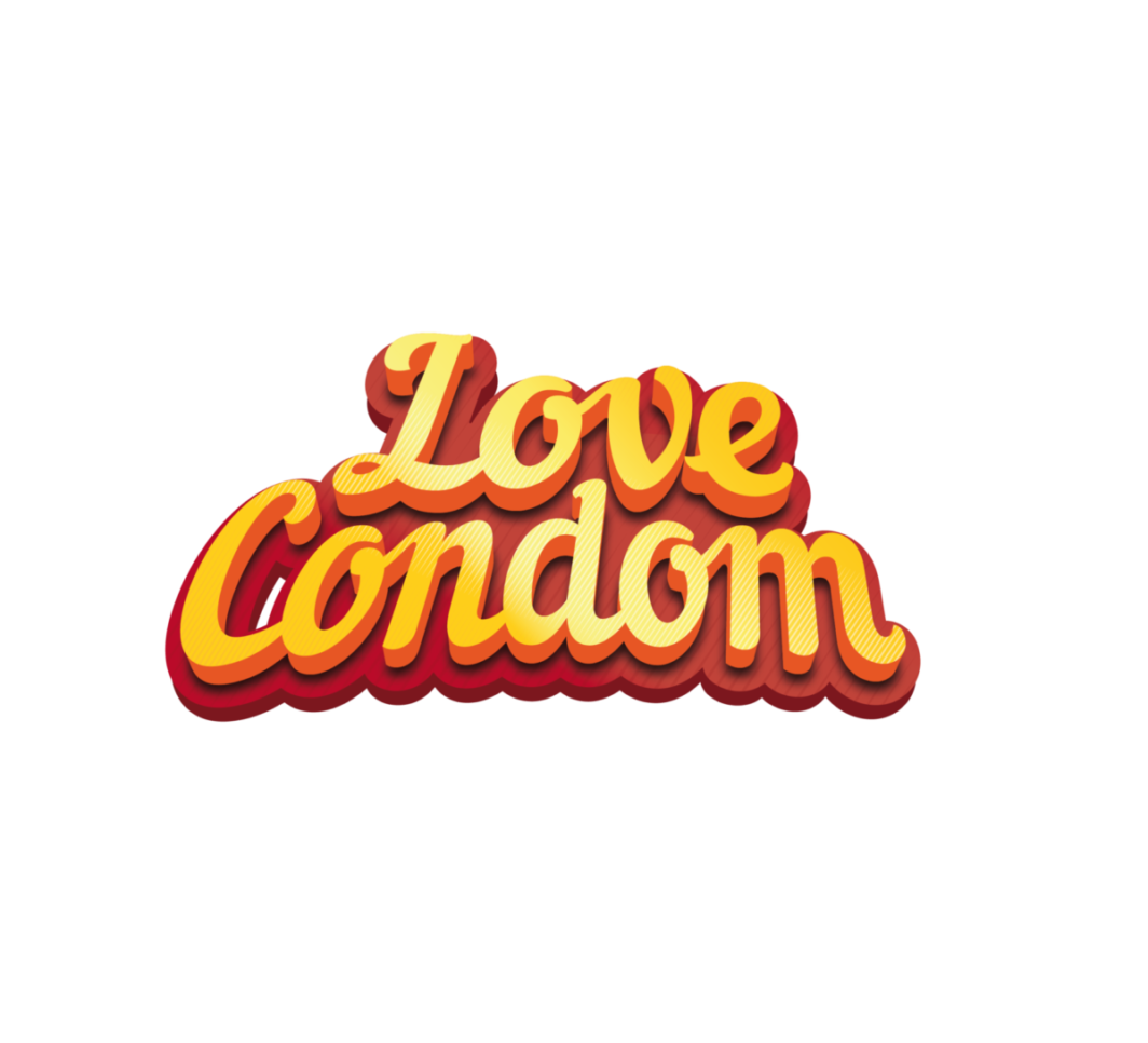 Logo love condom, préservatif en ligne pas cher