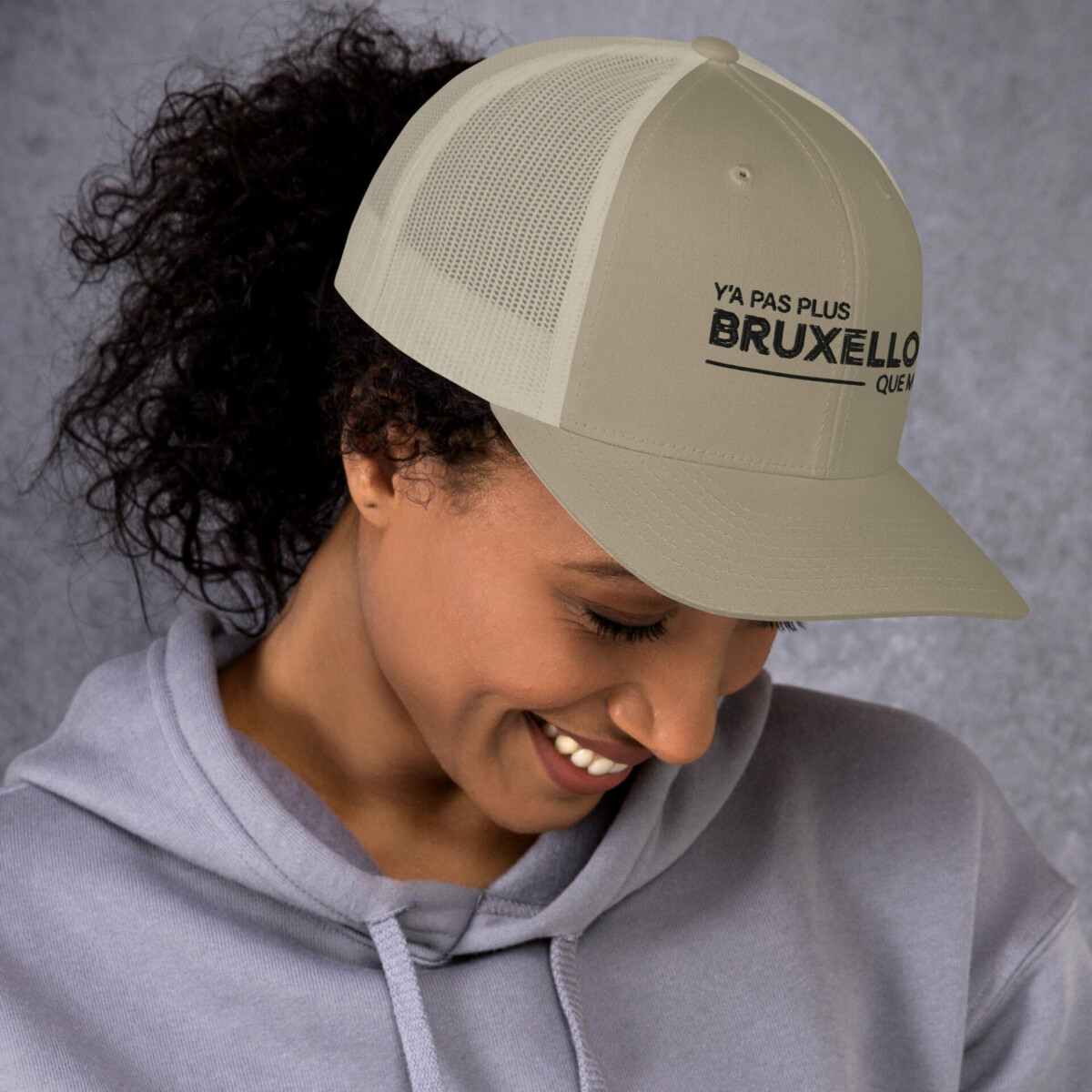 Casquette Trucker | Il y a pas plus bruxellois que moi – Image 3