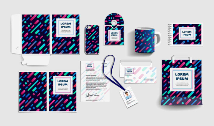 Stationery set corporate style