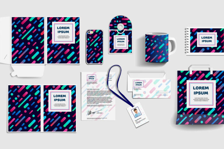 Stationery set corporate style